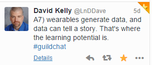 David Kelly wearables tweet