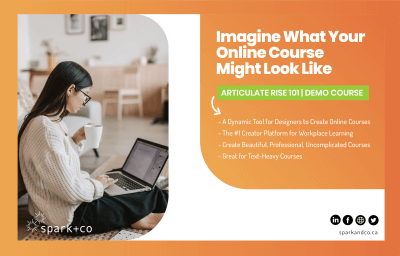 Image about online learning using Articulate Rise