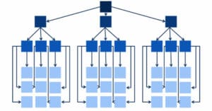 a complex branched scenario for a learning activity