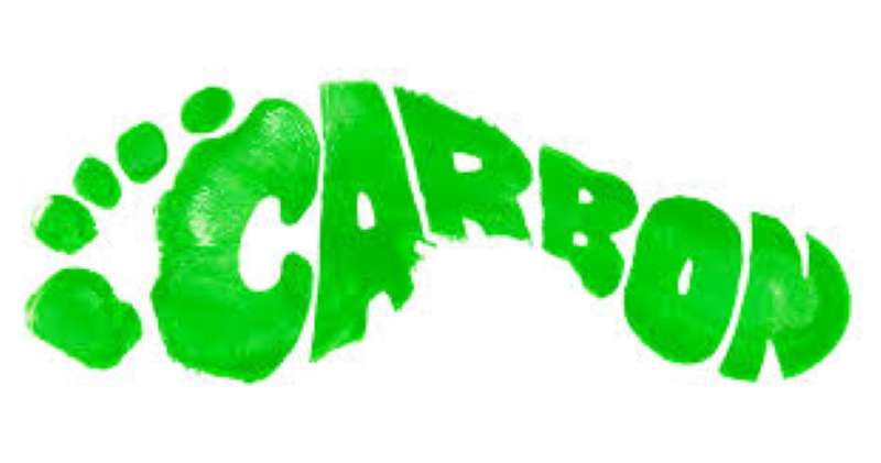 image of a carbon footprint