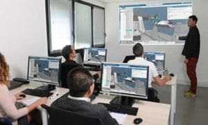 image of people taking software training