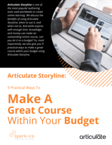 Image of Articulate e-learning tools blog post