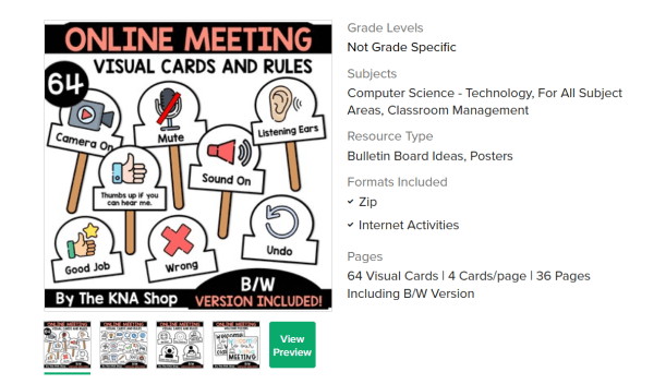Meeting cards for Zoom webinars
