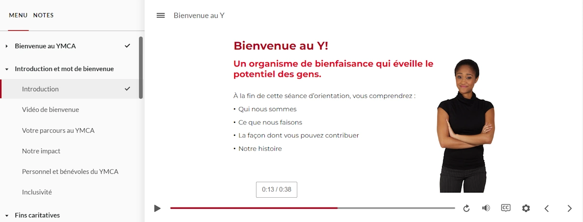 on demand courses in french