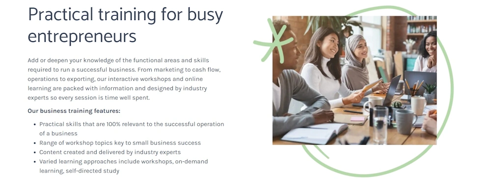 elearning courses offered to women entrepreneurs